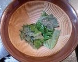 魚の塩焼きには…　なんちゃって♫たで酢作り方2写真