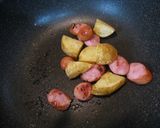 お弁当に昨日のポテトdeジャーマンポテト作り方1写真