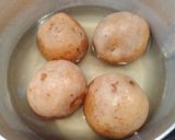 #私の節約レシピじゃか芋と鮭缶のマヨ焼き作り方1写真