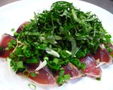 薬味たっぷり！　鰹のタタキ作り方7写真