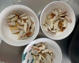 肉無チクワクリーミー梅トマト味野菜炒め作り方3写真