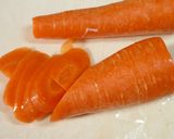 お弁当に入れる　簡単にんじんの隙間技！作り方1写真