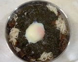 アカモクと温玉と花しいたけのそうめん作り方3写真