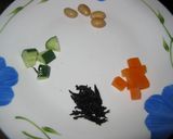 簡単！さっぱり！！ひじきと大豆のサラダ作り方1写真