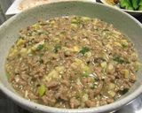 きのこたっぷり♪中華風ひき肉あんかけ丼作り方8写真