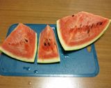端まで甘～く食べやすい！スイカの切り方☆作り方3写真