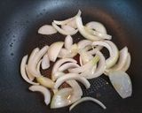 簡単昼食！小松菜蛸豚肉の海の家風焼きそば作り方9写真
