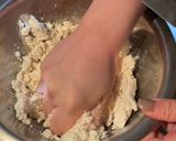 セリアのパウダー1色で!パンダ白玉作り方1写真