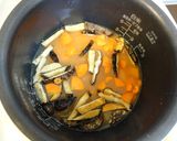 干し椎茸の炊き込みご飯✿味噌バター味作り方4写真