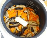 干し椎茸の炊き込みご飯✿味噌バター味作り方5写真
