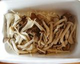 ワンボウルで♪きのことツナの冷製パスタ作り方1写真
