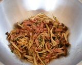 ワンボウルで♪きのことツナの冷製パスタ作り方2写真