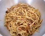 ワンボウルで♪きのことツナの冷製パスタ作り方4写真