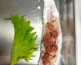 鰯の梅大葉巻き。作り方2写真