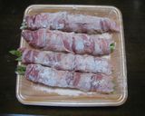 豚肉のアスパラチーズ巻き☆ジュース煮込み作り方2写真