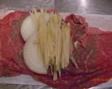新生姜と玉ねぎの牛肉巻き（すき焼き風）作り方2写真