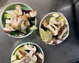 肉無豆腐コク旨中華風梅お好み焼き味野菜炒作り方12写真