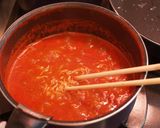 1日分の野菜の酸辣スープラーメン作り方2写真