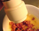 豆腐deプチチーズシュー～サラミ入り～作り方1写真