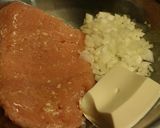 簡単やわらか鶏バーグ作り方1写真