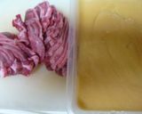 激安豚タン de 味噌漬け作り方1写真