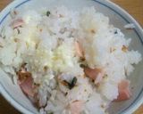 フライドオニオンとハムとチーズのまぜご飯作り方4写真