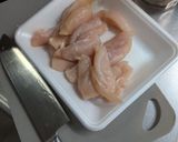 甘辛黒胡椒のごぼうチキン作り方1写真