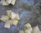 ＊＊とってもシンプル　お花の黒糖パン＊＊作り方5写真