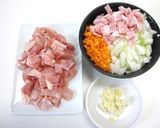 炊飯器でガーリックチキンピラフ作り方2写真