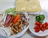 きのこキャベツのポン酢であっさり焼きそば作り方1写真
