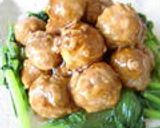 大好き♡モヤシ入り肉だんごを中華あんで♡作り方8写真