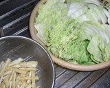 白菜とおあげさんの炊いたん作り方1写真