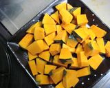 レンジだけで☆カボチャのディップ風サラダ作り方1写真