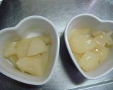 超簡単☆混ぜて焼くだけ♪白桃のフラン作り方3写真