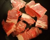 温まる♪ 牛バラの角煮丼作り方1写真
