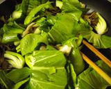豆腐と青梗菜のキムチ炒め煮作り方1写真