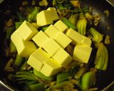 豆腐と青梗菜のキムチ炒め煮作り方3写真