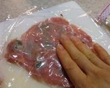 豚肉で作るサルティンボッカ作り方4写真