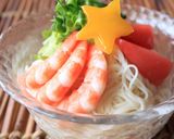 七夕★簡単！海老のピリ辛そうめん★作り方2写真