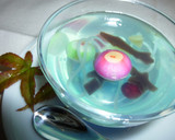 夏の和菓子「我が家の」 錦玉羹 ~清流作り方12写真