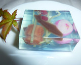夏の和菓子「我が家の」 錦玉羹 ~清流作り方13写真