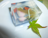 夏の和菓子「我が家の」 錦玉羹 ~清流作り方15写真
