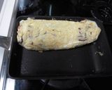 シイタケとネギの卵焼き作り方5写真