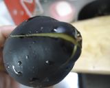 焼きナスの皮はおしりからむく～♪作り方2写真
