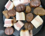 甘栗とベーコンのメープル風味作り方1写真