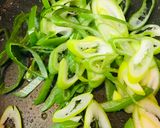 長ネギの青いところを使った和風炒飯作り方1写真