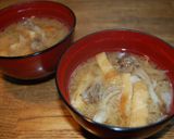 炙り舞茸のお味噌汁作り方6写真