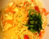 卵のスープパスタ♪作り方12写真