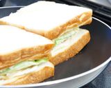 フライパンで☆BLTホットサンド作り方5写真