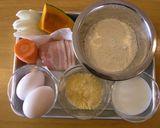 お野菜たっぷりケークサレ♪作り方1写真